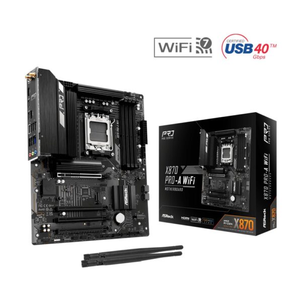 Asrock X870 Pro-A WiFi AMD Socket AM5 ATX Motherboard
