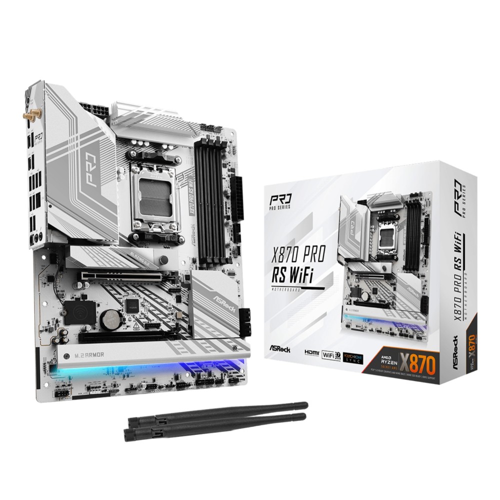 Asrock X870 Pro RS WiFi AMD Socket AM5 ATX Motherboard