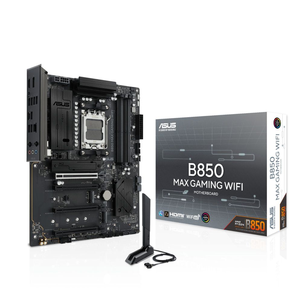 ASUS B850 MAX GAMING WIFI Motherboard AMD B850 AM5 ATX