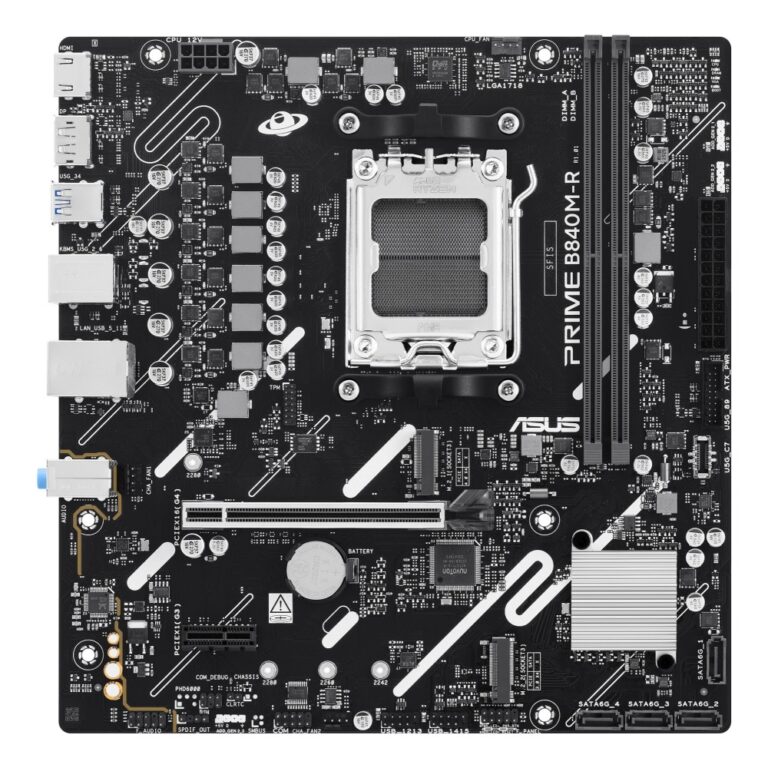 ASUS PRIME B840M-R AMD B840 Socket AM5 mATX Motherboard