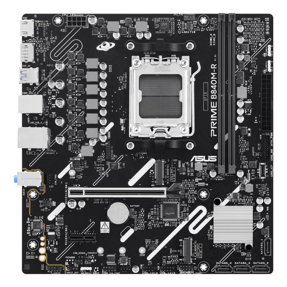 ASUS PRIME B840M-R AMD B840 Socket AM5 mATX Motherboard