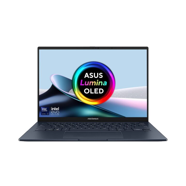 ASUS Zenbook 14 OLED UX3405CA-QL241W Intel Core Ultra 5 225H Laptop 14" Touchscreen WUXGA 16GB LPDDR5x 512GB SSD Wi-Fi 7 Windows 11 Home Blue