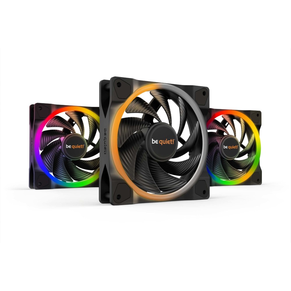 be quiet! Light Wings 120mm ARGB PWM Black 3-Pack