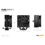 be quiet! Pure Rock 3 Black Air Cooler 120mm