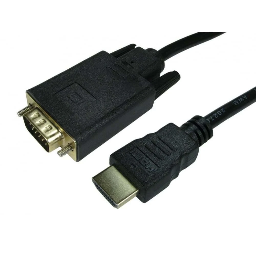 Cables Direct 77HDMI-VGCAB011 HDMI to VGA Adapter 1m Black