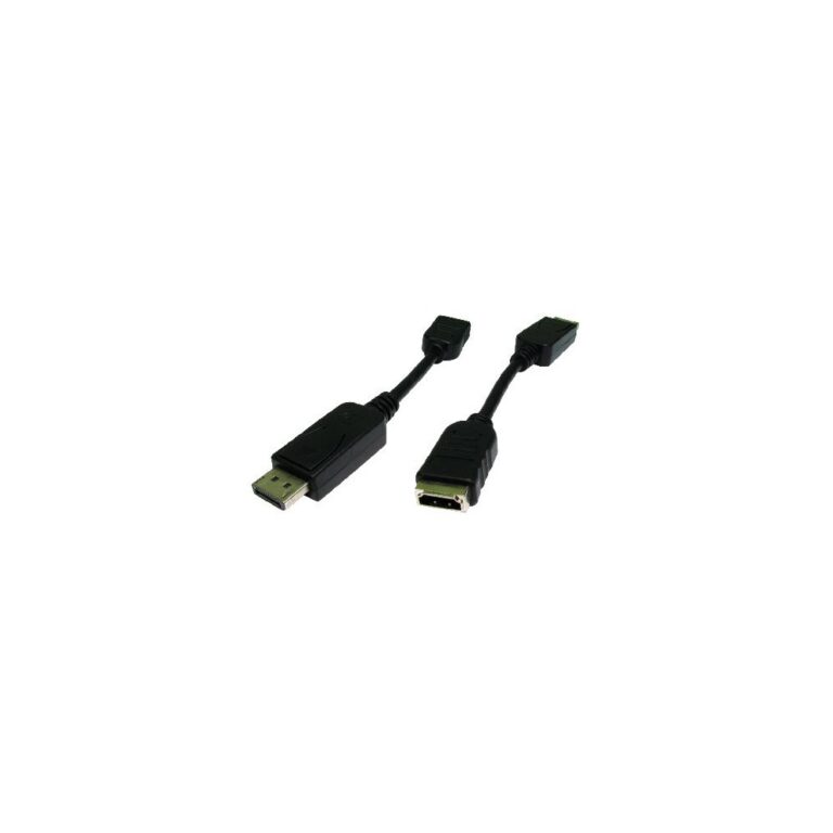 Cables Direct HDHDPORT-005CAB DisplayPort to HDMI Cable Adapter 0.15m Black