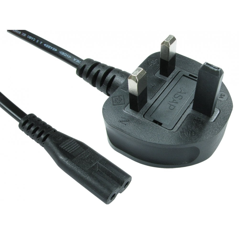 Cables Direct RB-298WH Power Cable Black 2m C7