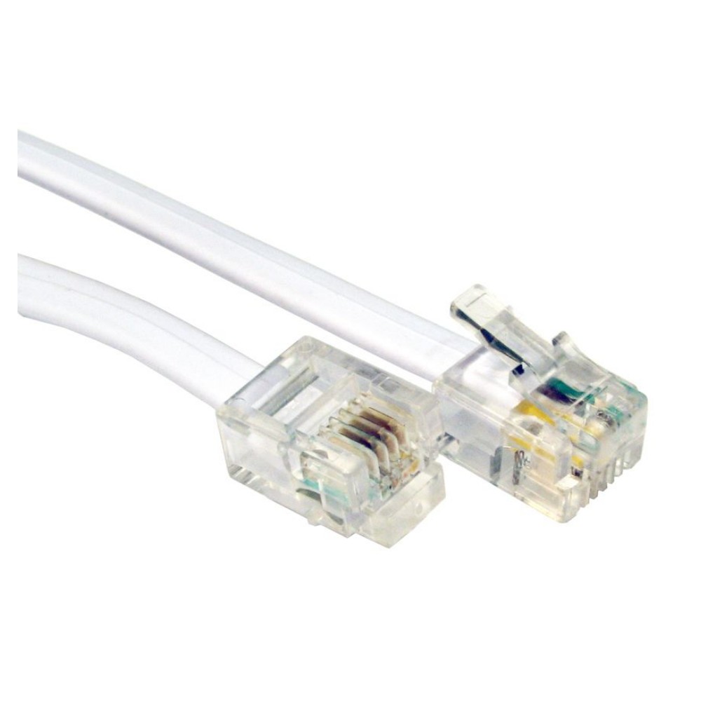 Cables Direct RJ-11 Cable 3m White