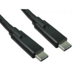 Cables Direct USB3C-901-1H 1.5m USB 3.2 Gen 2 USB-C Black