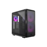 Cooler Master MasterFrame 600 Mesh mid tower case in black with ARGB fans