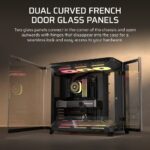Corsair AIR 5400 LX-R RGB iCUE LINK Midi Tower Black