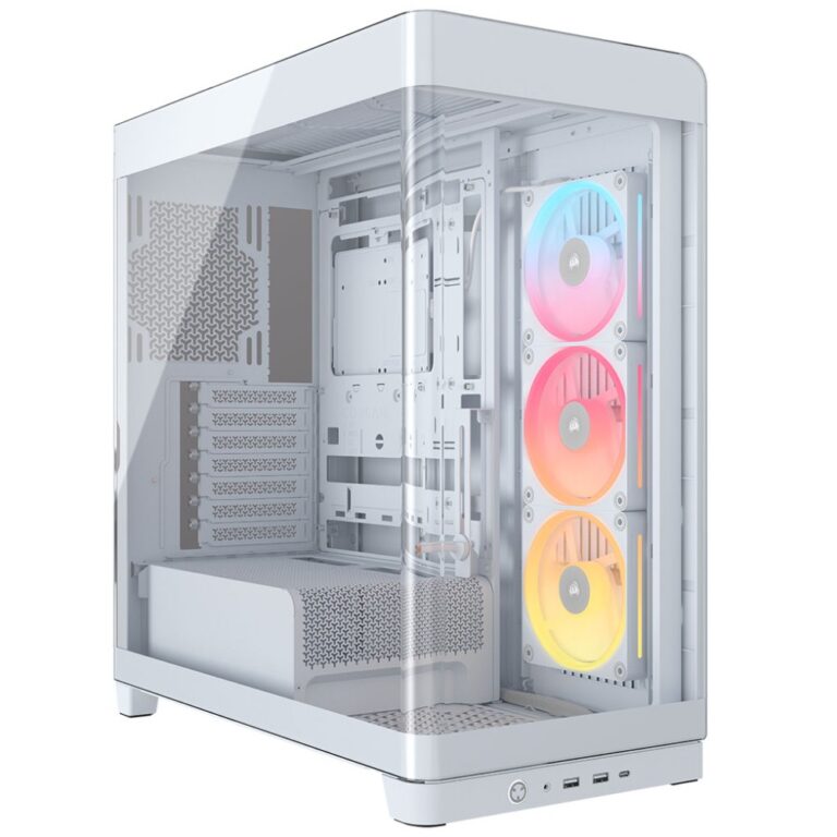 CORSAIR FRAME 4500X LX-R RGB LINK Mid-Tower White ATX Case