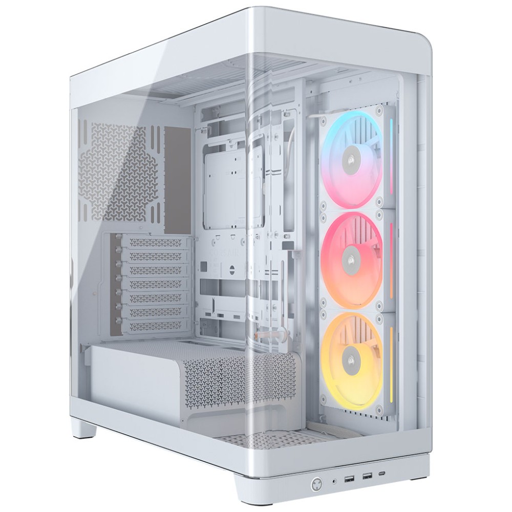 CORSAIR FRAME 4500X LX-R RGB LINK Mid-Tower White ATX Case