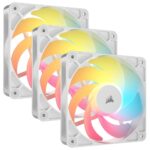 Corsair RS120-R ARGB 120mm White 3-Pack Case Fan