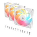 Corsair RS120-R ARGB 120mm White 3-Pack Case Fan