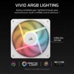 Corsair RS120-R ARGB 120mm White 3-Pack Case Fan