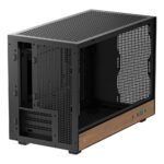 DeepCool CH260 WOOD Micro Tower Case - Black