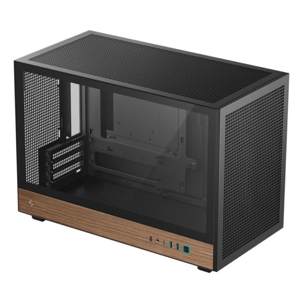 DeepCool CH260 WOOD Micro Tower Case - Black