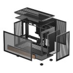 DeepCool CH260 WOOD Micro Tower Case - Black