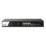 DrayTek P2100 Managed L2+/L3 Gigabit PoE Switch 1U Black Silver