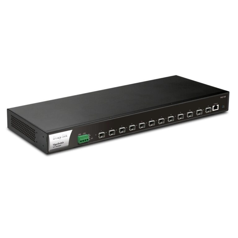 Draytek VigorSwitch FX2120 12-Port Managed Rack-Mountable Switch