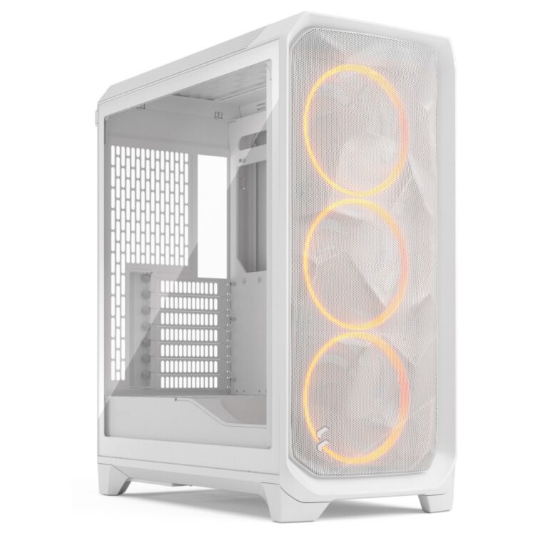 Fractal Design Meshify 3 White RGB TG Clear Tint ATX Case