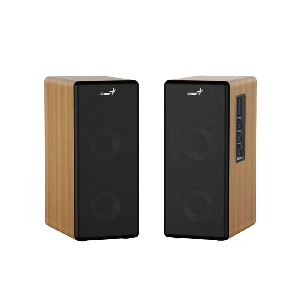 Genius SP-HF1220BT 45W Bluetooth Wood Speakers 3.5mm