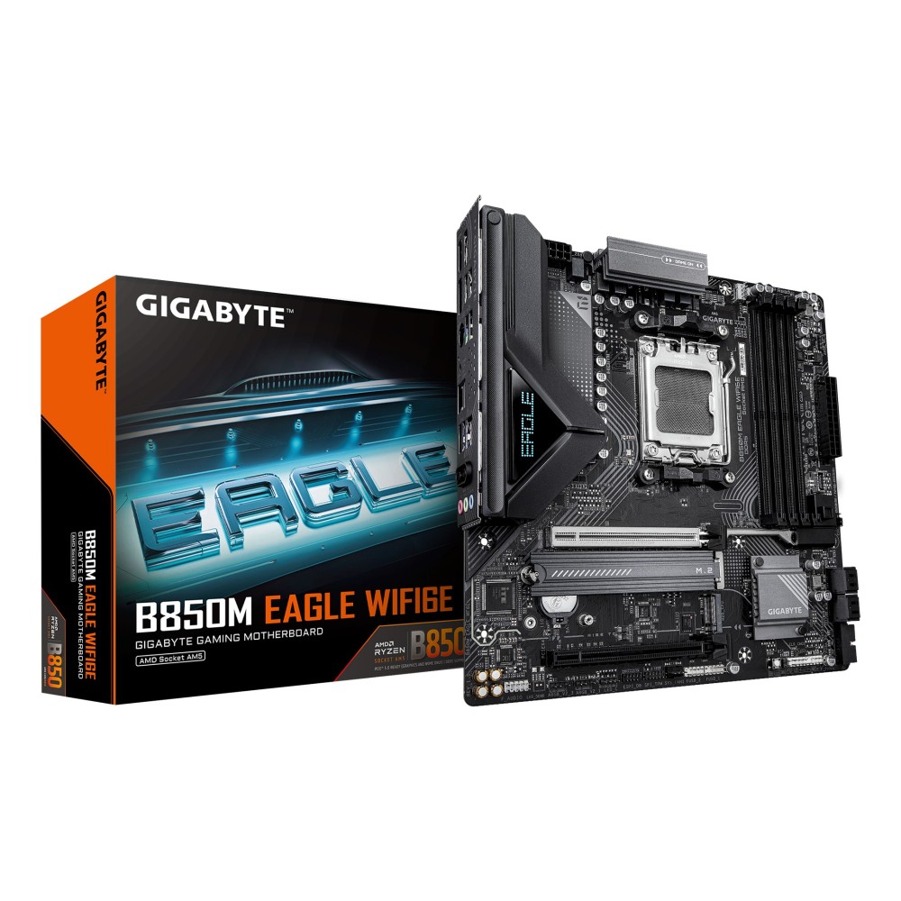 GIGABYTE B850M EAGLE WIFI6E Motherboard - AMD AM5, mATX, DDR5