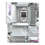 GIGABYTE X870E AORUS ELITE WIFI7 ICE Motherboard - AMD AM5, DDR5, PCIe 5.0, Wi-Fi 7