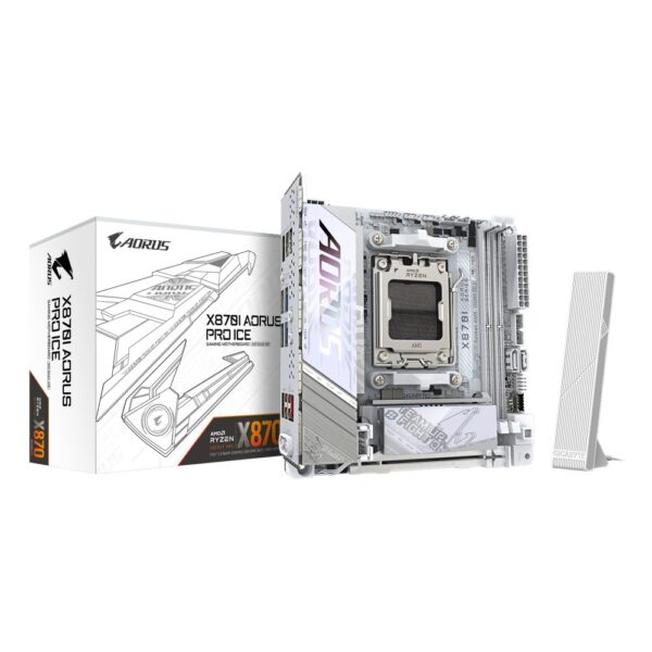 GIGABYTE X870I AORUS PRO ICE Motherboard AMD AM5 Wi-Fi 7