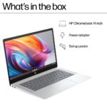 HP Chromebook 14a-nf0002na N100 14" HD 4GB 128GB eUFS Wi-Fi 6E ChromeOS Silver