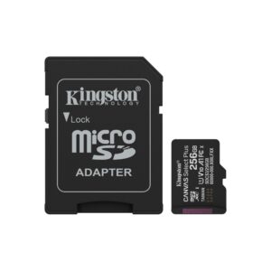 Kingston 256GB Canvas Select Plus microSDXC A1 + Adapter