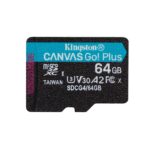 Kingston 64GB Canvas Go Plus microSDXC Gen4 A2 U3