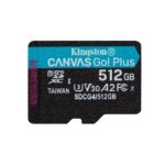 Kingston Canvas Go Plus 512GB microSDXC A2 V30 + Adapter