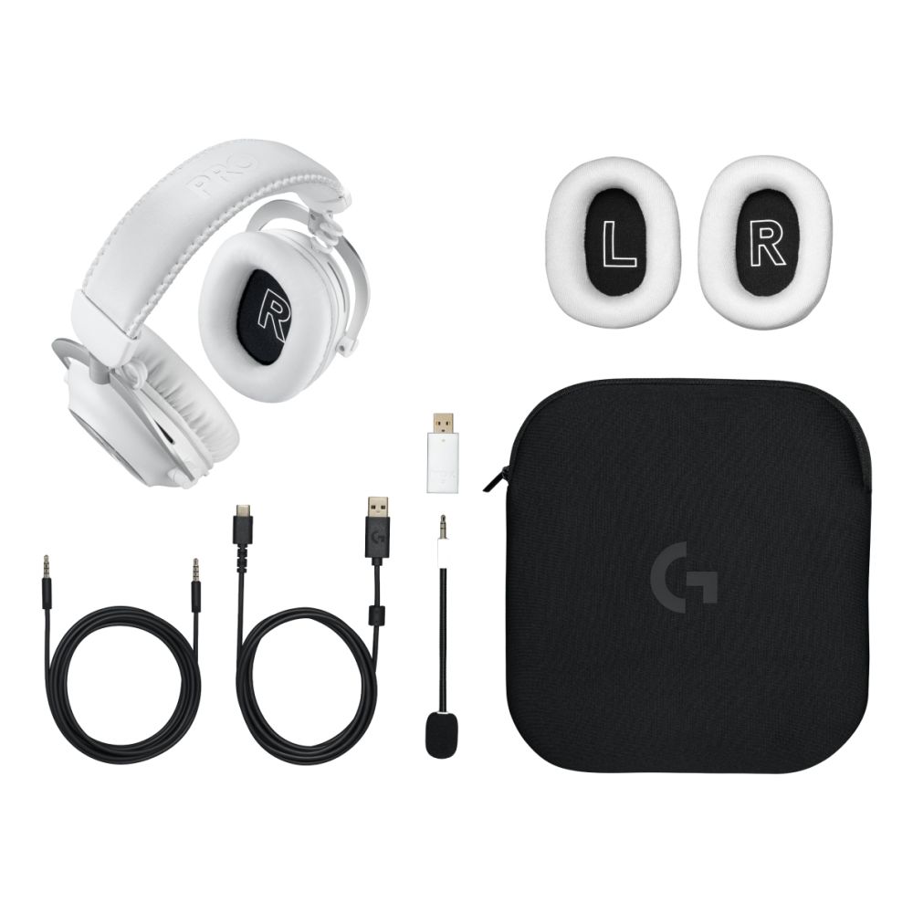 Logitech G 981-001269 Wireless Bluetooth Headset White
