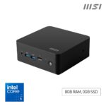 MSI Cubi NUC 1M Intel Core 5 120U Barebone Mini PC, 14th Gen, NO RAM/Storage/OS
