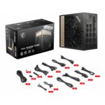 MSI MEG AI1300P 1300W ATX 3.0 PCIe 5.0 PSU Black