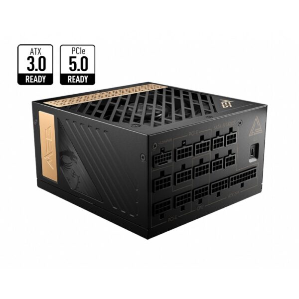 MSI MEG AI1300P 1300W ATX 3.0 PCIe 5.0 PSU Black