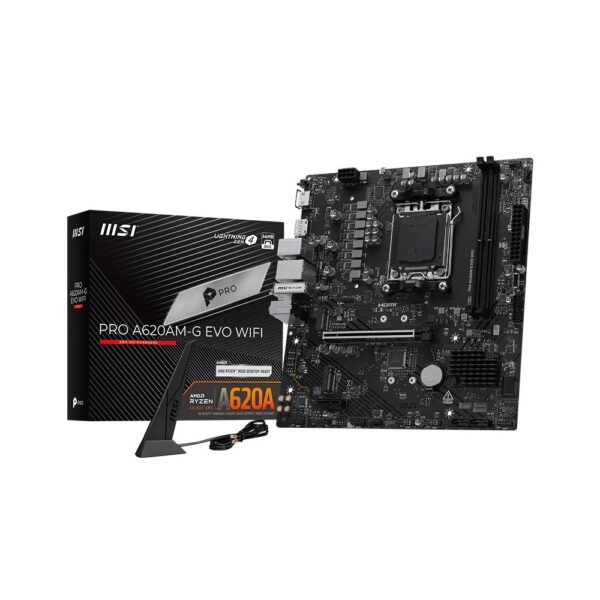 MSI Pro A620AM-G EVO WIFI micro ATX AM5 A620A DDR5