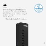 Plugable USB 3.0 & USB-C Dual 4K Docking Station - DisplayPort, HDMI, Gigabit Ethernet, Audio, 6x USB