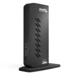 Plugable USB 3.0 & USB-C Dual 4K Docking Station - DisplayPort, HDMI, Gigabit Ethernet, Audio, 6x USB