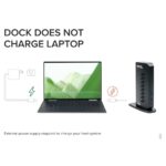 Plugable USB 3.0 & USB-C Dual 4K Docking Station - DisplayPort, HDMI, Gigabit Ethernet, Audio, 6x USB