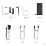 Plugable USB 3.0 & USB-C Dual 4K Docking Station - DisplayPort, HDMI, Gigabit Ethernet, Audio, 6x USB