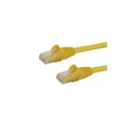 StarTech.com 5m CAT6 Ethernet Cable - Yellow - 250MHz PoE RJ45 UTP Snagless