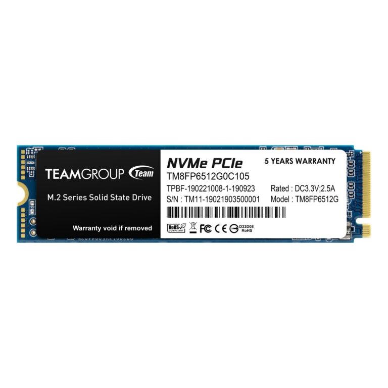 Team Group MP33 512GB M.2 NVMe PCIe 3.0 3D NAND