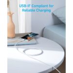 Anker Braided USB-A to USB-C Cable 1.8m, White