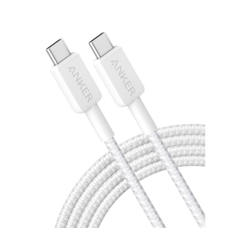 Anker Braided USB-A to USB-C Cable 1.8m, White