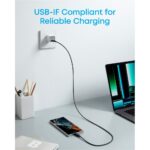 Anker Braided USB-C to USB-C Cable 0.9m, Black