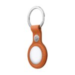 Apple AirTag FineWoven Key Ring - Fox Orange