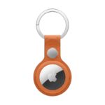 Apple AirTag FineWoven Key Ring - Fox Orange
